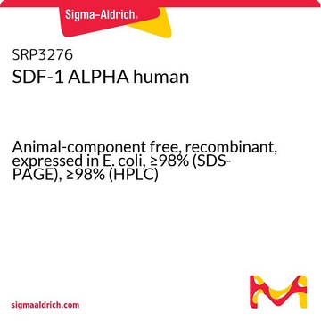 SDF-1 ALPHA human Animal-component free, recombinant, expressed in E. coli, &#8805;98% (SDS-PAGE), &#8805;98% (HPLC)