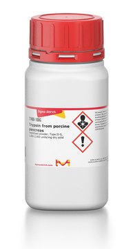 Trypsin from porcine pancreas lyophilized powder, Type II-S, 1,000-2,000&#160;units/mg dry solid