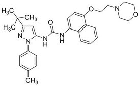 p38 MAP Kinase Inhibitor X, BIRB 796 The p38 MAP Kinase Inhibitor X, BIRB 796, also referenced under CAS 285983-48-4, controls the biological activity of p38 MAP Kinase. This small molecule/inhibitor is primarily used for Phosphorylation &amp; Dephosphorylation applications.