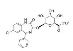 Oxazepam glucuronide lithium salt solution 100 μg/mL in methanol ((as free carboxylate)), certified reference material, ampule of 1 mL, Cerilliant®