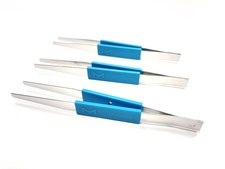 Filter forceps, blunt end, stainless steel