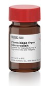 Peroxidase from horseradish For research or further manufacturing use only. Not intended for direct use in humans or animals. Non-TSCA use only in US, Type VI, powder, stabilized, &#8805;250&#160;units/mg solid (using pyrogallol)