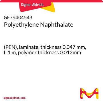 Polyethylene Naphthalate (PEN), laminate, thickness 0.047 mm, L 1 m, polymer thickness 0.012mm