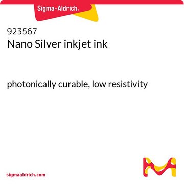 Nano Silver inkjet ink photonically curable, low resistivity