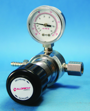Aldrich® mini gas regulator stainless steel body