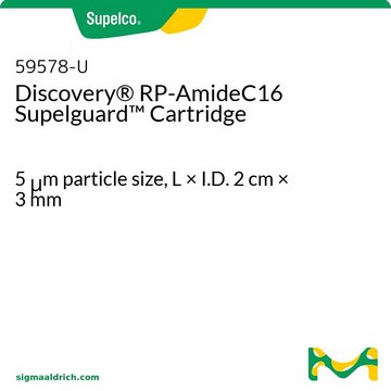 Discovery&#174; RP-AmideC16 Supelguard Cartridge 5&#160;&#956;m particle size, L × I.D. 2&#160;cm × 3&#160;mm