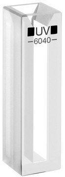 Hellma&#174; absorption cuvettes, semi Micro Quartz Glass, spectral range 260-2,500 nm, pathlength 10&#160;mm, chamber volume 1,400&#160;&#956;L
