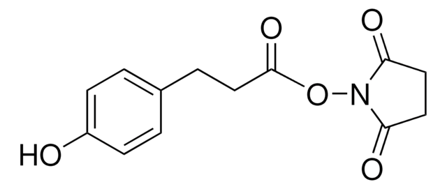 3-(4-Hydroxyphenyl)propionic acid N-hydroxysuccinimide ester BioReagent, suitable for fluorescence, &#8805;97% (C)