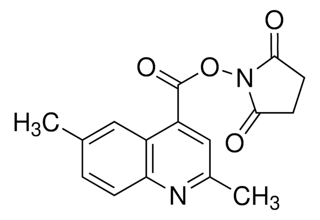 2,6-Dimethyl-4-quinolinecarboxylic acid N-hydroxysuccinimide ester derivatization grade (HPLC), LiChropur&#8482;, &#8805;98.0% (HPLC)