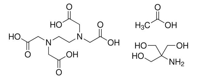 Tris Acetate-EDTA buffer 10× concentrate, BioReagent, Molecular Biology, non-sterile; 0.2 &#956;m filtered