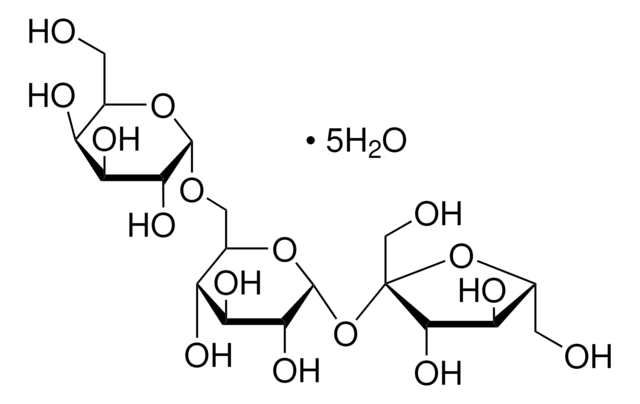 D-(+)-Raffinose pentahydrate &#8805;99.0%, suitable for microbiology, Microbiological media component