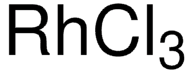 Rhodium(III) chloride anhydrous, 48.9 &#177; 3.0% Rh